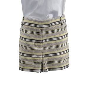 Loft The Riviera Short linen women's shorts striped NWT size 16 beachy preppy